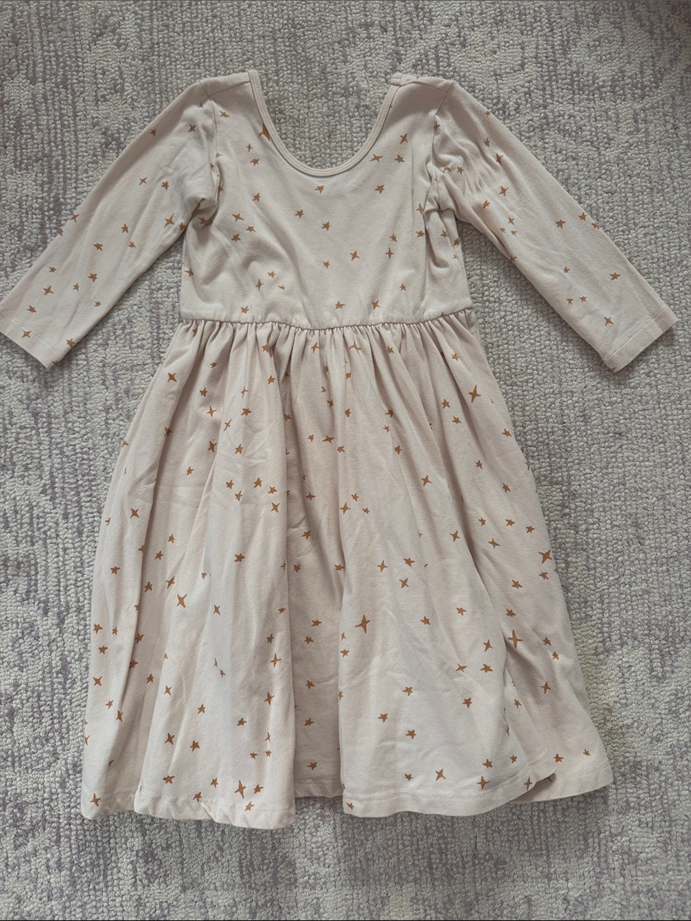 Alice + Ames Star-print Long Sleeve Ballet Dress